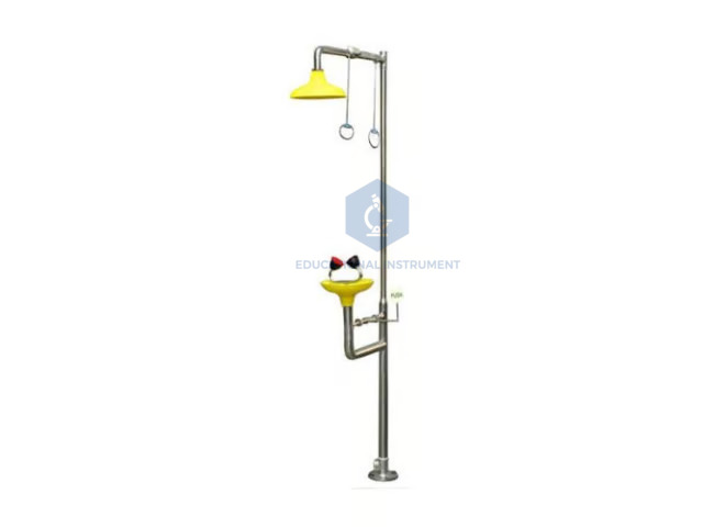 Safety Shower with Eye Wash, for Pharma & Lab