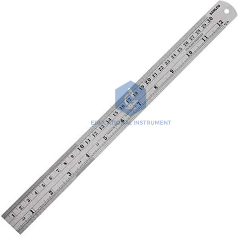 Meter Rule, Stainless Steel