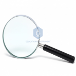 Hand Lens/Magnifier, Metal Frame with Plastic Handle
