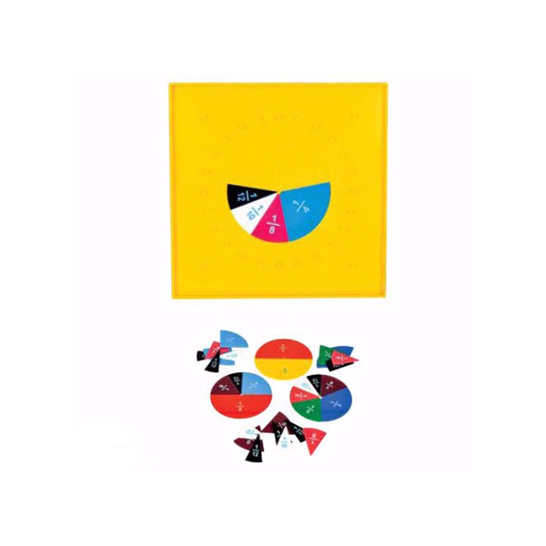 Flip n Fraction Geoboard with Circle Cut