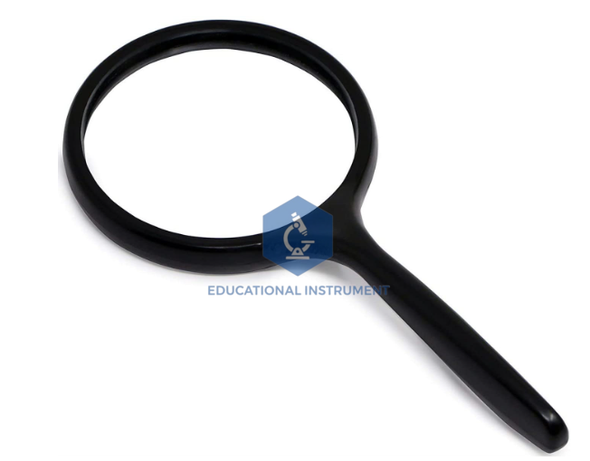 Hand Lens/Magnifier with Black Plastic Handle, Superior