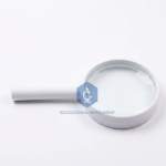 Hand Lens with White Plastic Handle